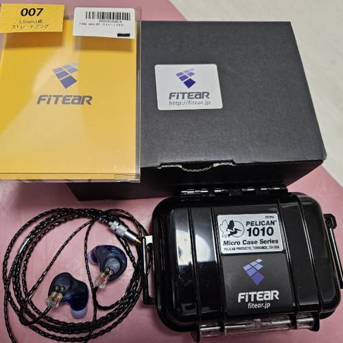 2手水貨 fitear TG334 + 007 3.5mm線