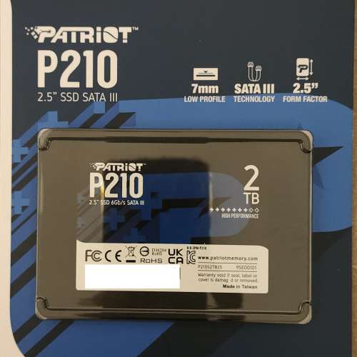 Patriot P210 SATA SSD 2tb