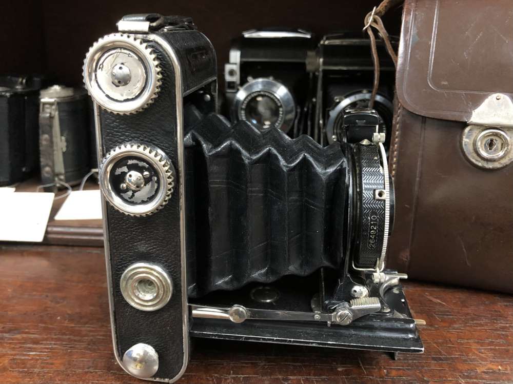 Appareil Photo Argentique Voigtlander Inos II 6x9 – Pliant Fabriqué En Allemagne Avec Skopar 10.5cm F4.5