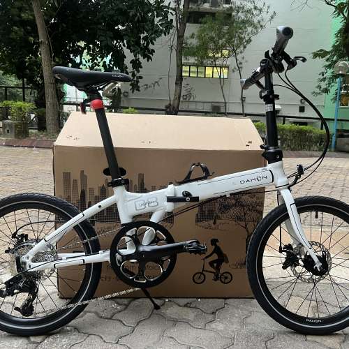 DAHON KBA083 LANCH D8 8速 20吋 碟剎 鋁合金 折叠車 送水架前後蛙燈叮叮