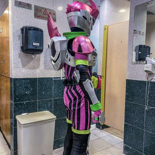 Kamen rider Exaid cosplay  幪面超人 皮套 頭盔