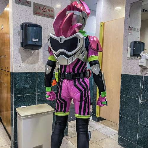 Kamen rider Exaid cosplay  幪面超人 皮套 頭盔