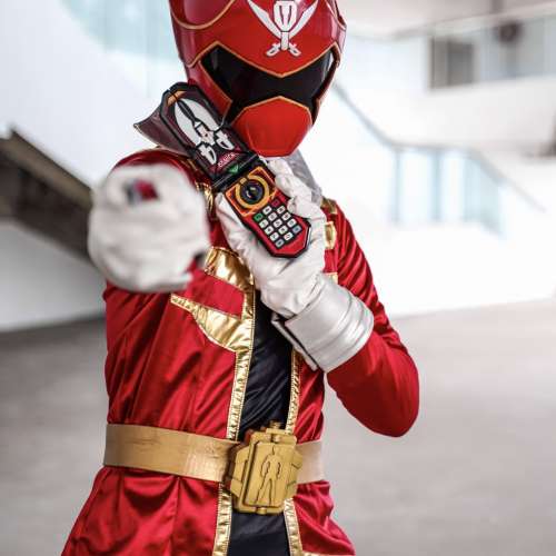海賊戰隊豪快紅cosplay皮套 (非幪面超人）