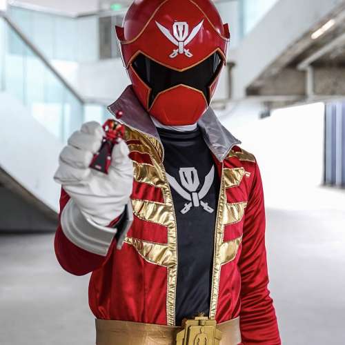 海賊戰隊豪快紅cosplay皮套 (非幪面超人）