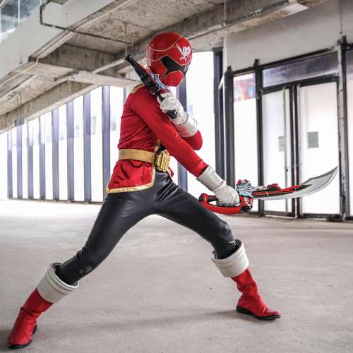 海賊戰隊豪快紅cosplay皮套 (非幪面超人）