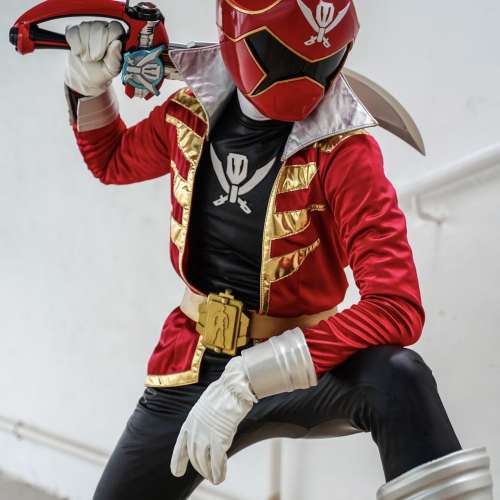 海賊戰隊豪快紅cosplay皮套 (非幪面超人）