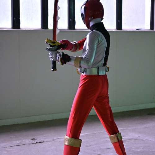 騎士龍戰隊龍裝紅 皮套 （非幪面超人)