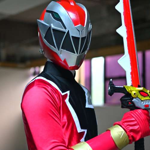 騎士龍戰隊龍裝紅 皮套 （非幪面超人)