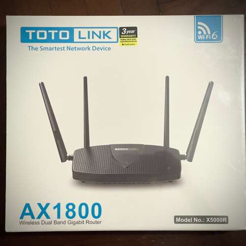 TOTOLink AX1800 Wireless Dual Band Gigabit Router X5000R WiFi6