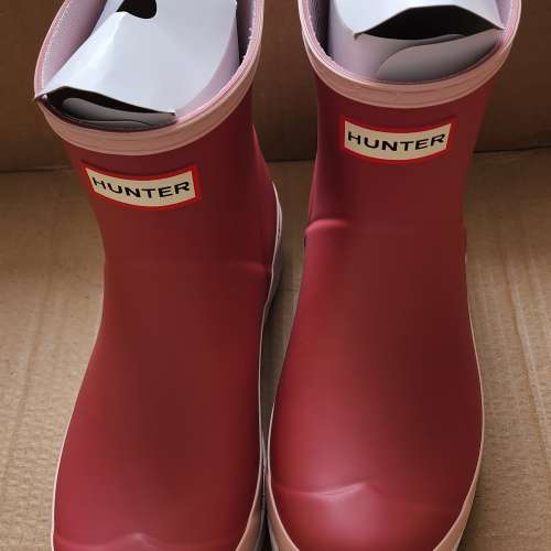 全新 HUNTER  Play Short Speckle Welling Boots