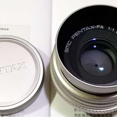 90% New  - Pentax糸列 鏡頭套裝 (定焦3支,不散賣)