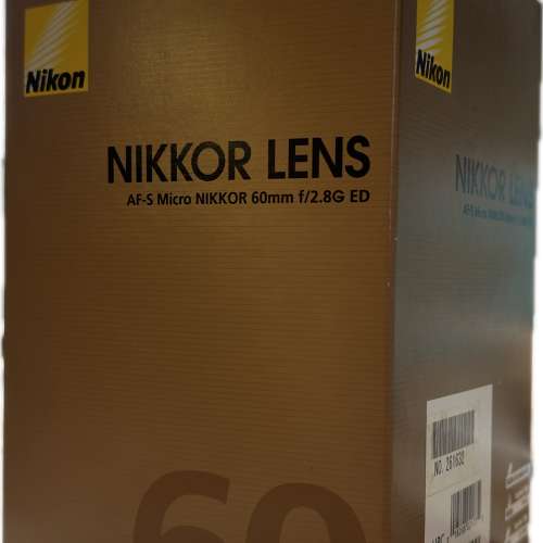 Nikon AF-S Micro NIKKOR 60mm f/2.8G ED