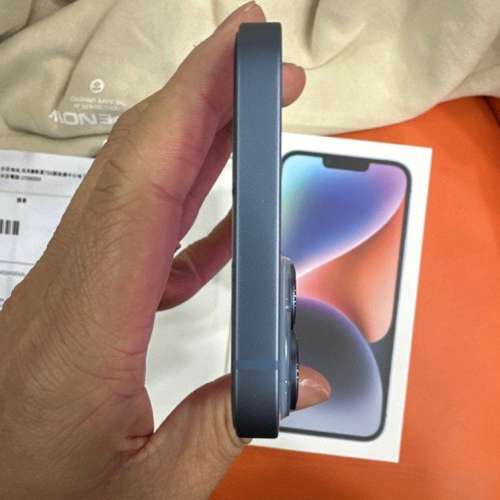 行貨 apple iPhone 14 Plus 128gb 藍色 100%電 全套 有單 2024年8月6日