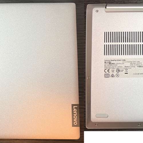 95%新 Lenovo Ideapad S340-13IML, 10代 i3-10110U, 8GB Ram, 256GB SSD, Win10 Home.