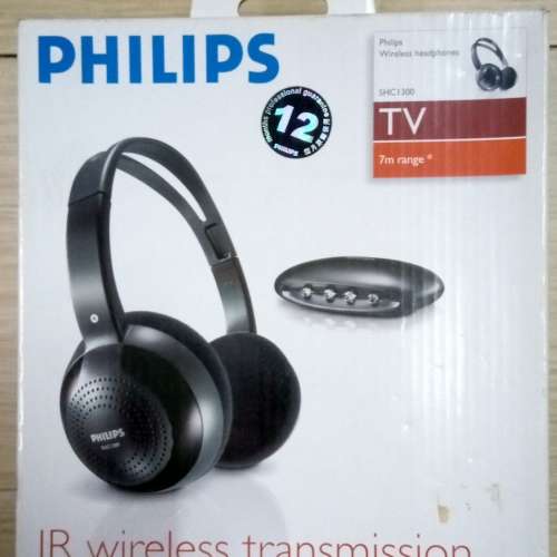 Philips Wireless Headphones SHC 1300 (TV 專用) (90% New)