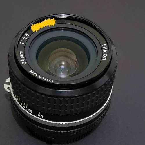 Nikon Nikkor 24mm f2.8 ais 極新淨