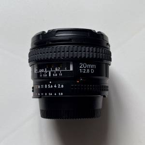 Nikon 20mm f2.8D F Mount / Nikkor 20mm f2.8D F Mount (Made in Japan / 日本製)