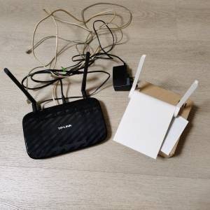 二手小米 Mi Model R1C 迷你 wifi / TP Link AC750 Dual Band Gigibit Router w ca...