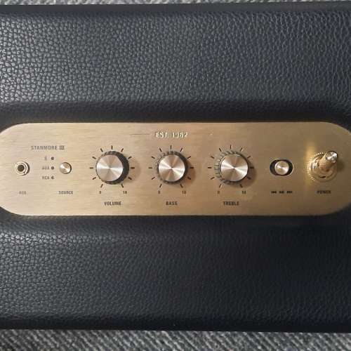 Marshall Stanmore III 家用無線藍牙喇叭 (黑色Black)