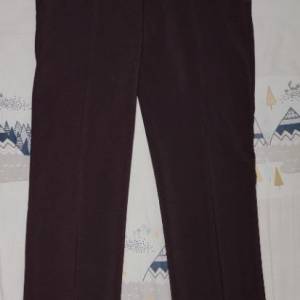 AT-20 深棗紅色 返工 西褲 修身剪裁 Dark Burgundy Color Suit Pants Trouser Pant...