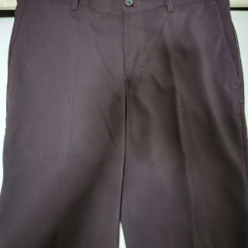 AT-20 深棗紅色 返工 西褲 修身剪裁 Dark Burgundy Color Suit Pants Trouser Pant...