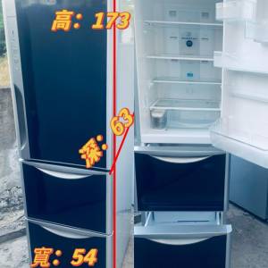 雪櫃173CM高 日立三門 可自動製冰 R-SG31B珍珠黑 二手電器 #香港網店 #香港二手 #...
