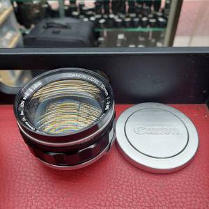 CANON 50MM F0.95 LENS CLEAR TV MOUNT