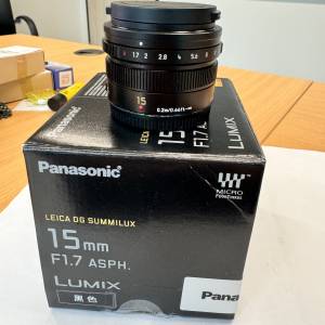 Panasonic Leica 15mm F1.7
