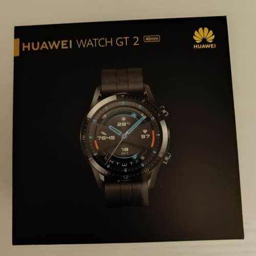 華為 Huawei Watch gt 2 46mm 黑色 全套有盒