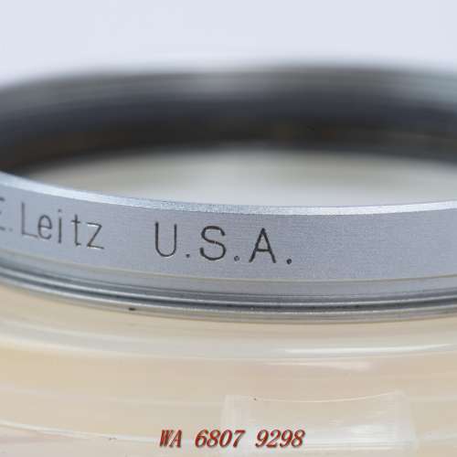 Rare罕有Leitz U.S.A. 银版 E39 SL（已改超薄UV镜片）【收藏品】
