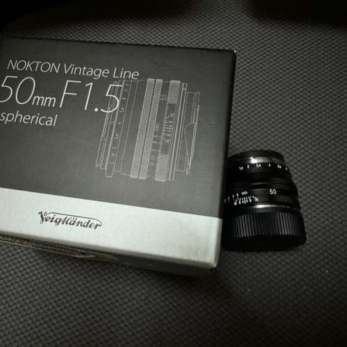 （行貨長保） Voigtlander nokton vintage line 50mm f/1.5 leica VM Mount MC版