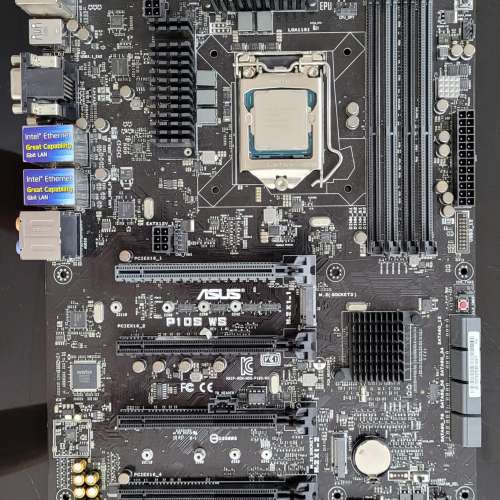 Asus P10S WS Motherboard + Intel i7 7700K CPU
