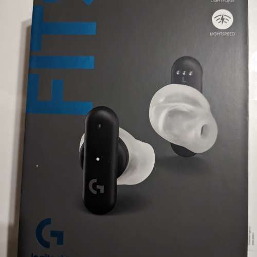 全新 Logitech G Fits 黑色 真無線耳機true wireless earbuds