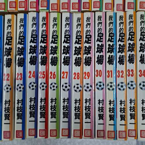 我們的足球場 漫畫 (全套)1－34完 連外傳(1册) 村枝賢一作品 1996年至1999年初版