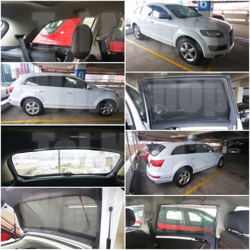 Audi Q7 全車濾光窗網太陽擋