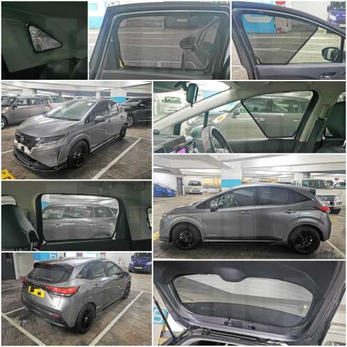 Nissan Note 全車磁石濾光窗網太陽擋