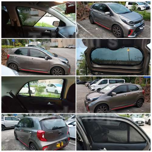 KIA Morning 全車磁石濾光窗網太陽擋