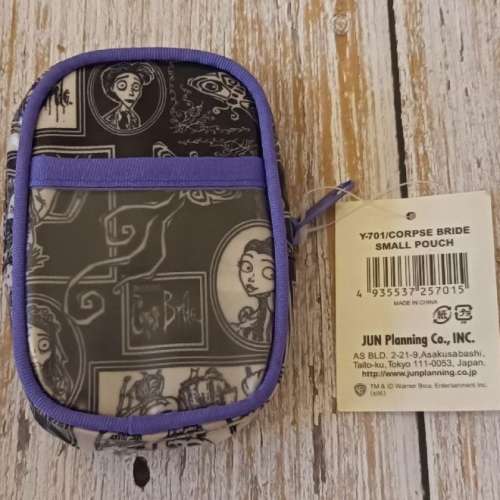 全新 怪誕屍新娘 袋仔 收納袋 Corpse Bride Small Pouch