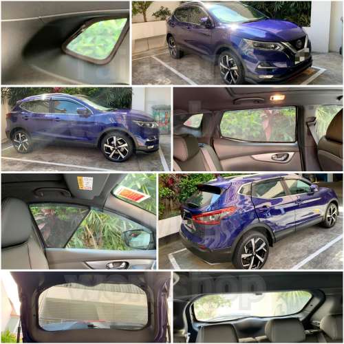 Nissan Qashqai 全車濾光窗網太陽擋