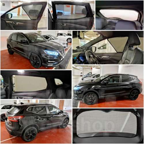 Nissan Qashqai 全車濾光窗網太陽擋