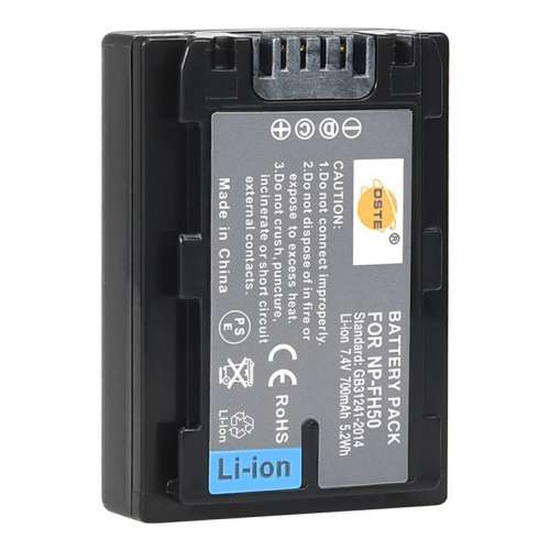 DSTE NP-FH50 H-Series Lithium-Ion Battery With AC Charger 鋰電池連充電機 7.4V...