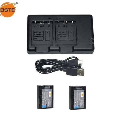 DSTE NP-FH50 H-Series Lithium-Ion Battery With USB Charger 代用鋰電池連充電機