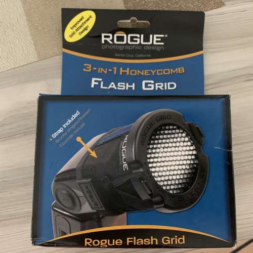 Rogue Photographic Design 3-in-1 Flash Grid with 3-Gel Starter Kit