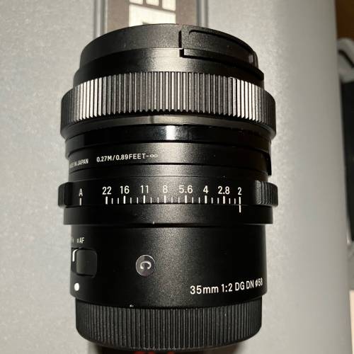 Sigma 35mm f2 DG DN sony e mount full frame