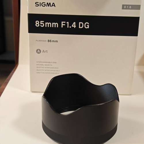 Sigma 85 mm f1.4 art Canon EF (可cover GFX)