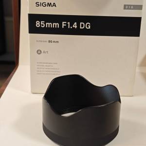 Sigma 85 mm f1.4 art Canon EF (可cover GFX)