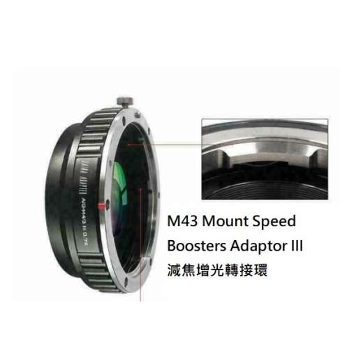 Speed Booster Mount Adapter III  - Nikon Nikkor F Mount G Lens To M43 減焦增光...