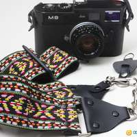 70年代編織相機肩帶 70s Hippie Knit Camera Belt 實淨耐用，中古二手， 獨一無二