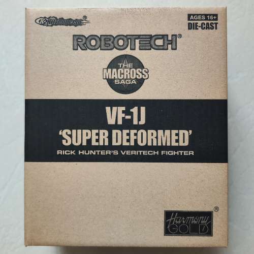 全新啡盒 Robotech Macross SAGA Super Deformed Die-Cast Rick Hunter's VF-1J