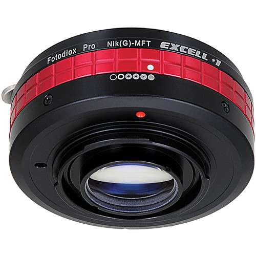 FotodioX Excell+1 Nikon F Lens To Micro Four Thirds Camera Lens Adapter 減焦增...